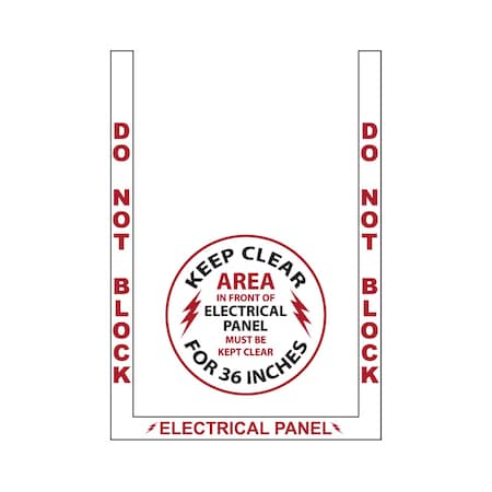 Superior Mark Floor Marking Kit, Electrical Panel Kit , Vinyl IN-40-929-V